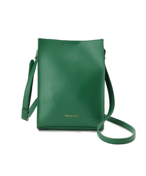 OPAQUE.CLIP（オペークドットクリップ）の「◆ミニマルミニショルダー【エコバッグ付】（ショルダーバッグ・レディース・ブラック/ダークグリーン/オフホワイト/ライトベージュ・00）」の7枚目の写真