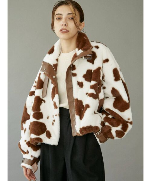 EVRIS（エヴリス）の「BASICハイネックリブニット（ニット/セーター・レディース・アイボリー/ブラック・FREE）」の9枚目の写真