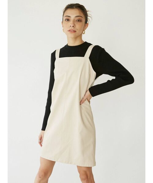 EVRIS（エヴリス）の「BASICハイネックリブニット（ニット/セーター・レディース・アイボリー/ブラック・FREE）」の13枚目の写真