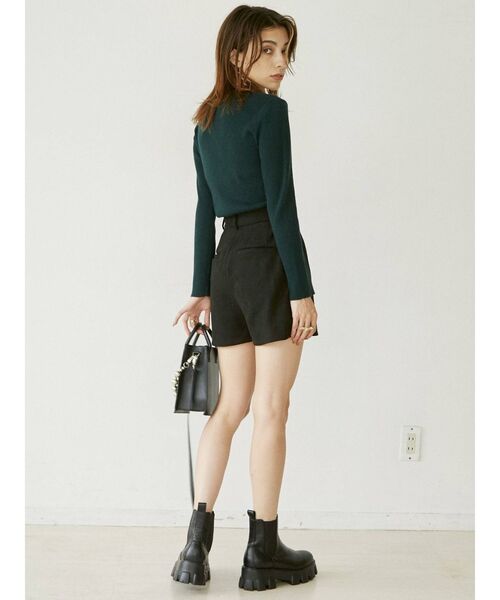 EVRIS（エヴリス）の「BASICハイネックリブニット（ニット/セーター・レディース・アイボリー/ブラック・FREE）」の16枚目の写真