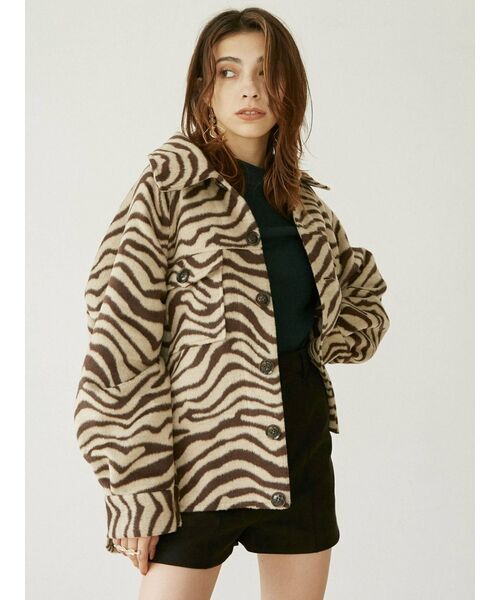 EVRIS（エヴリス）の「BASICハイネックリブニット（ニット/セーター・レディース・アイボリー/ブラック・FREE）」の17枚目の写真