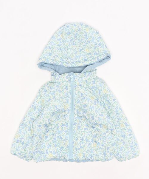 kladskap（クレードスコープ）の「リバーシブル中わたブルゾン（ブルゾン・キッズ・サックスブルー/ベージュ・120cm/90cm/110cm/100cm）」の4枚目の写真