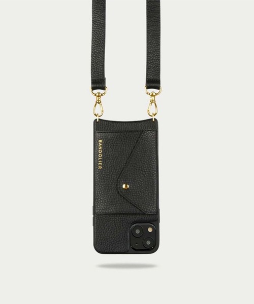 BANDOLIER（バンドリヤー）の「BANDOLIER / "HAILEY SIDE SLOT" iPhone 13 mini ケース（スマホケース/カバー・レディース・ブラック/ゴールド・FREE）」の6枚目の写真