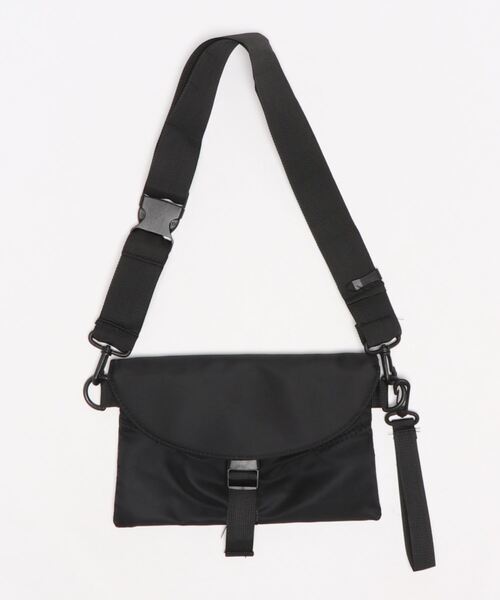 Anuenue（アヌエヌエ）の「撥水 ショルダー・ボディ・クラッチ 3wayバッグ（ショルダーバッグ・レディース・ブラック/パープル/グレー・FREE）」の15枚目の写真