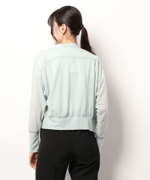 DONOBAN（ドノバン）の「シアースナップカーディガン（カーディガン/ボレロ・レディース・ホワイト/ブラック/グレー/ミント・F）」の6枚目の写真