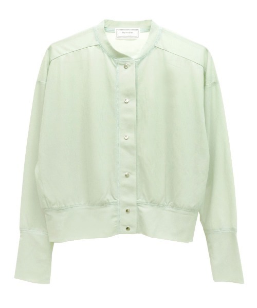 DONOBAN（ドノバン）の「シアースナップカーディガン（カーディガン/ボレロ・レディース・ホワイト/ブラック/グレー/ミント・F）」の7枚目の写真