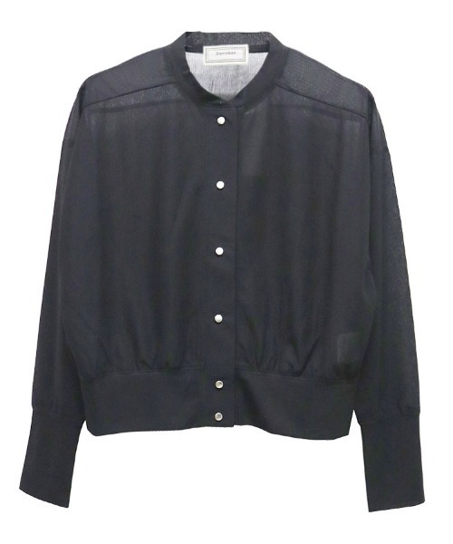 DONOBAN（ドノバン）の「シアースナップカーディガン（カーディガン/ボレロ・レディース・ホワイト/ブラック/グレー/ミント・F）」の9枚目の写真