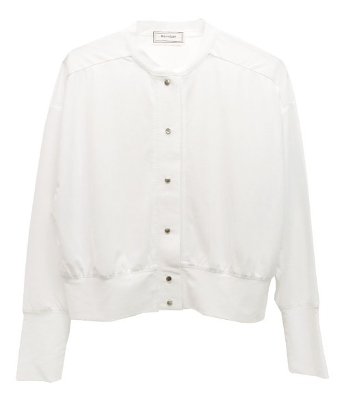 DONOBAN（ドノバン）の「シアースナップカーディガン（カーディガン/ボレロ・レディース・ホワイト/ブラック/グレー/ミント・F）」の10枚目の写真