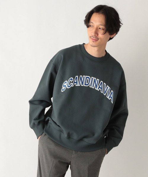 GLOBAL WORK(グローバルワーク)の「ハヤクカワクプルオーバーロゴ/215880(スウェット・メンズ・ミント/ホワイト・MEDIUM/SMALL/X-LARGE/LARGE)」の2枚目の写真