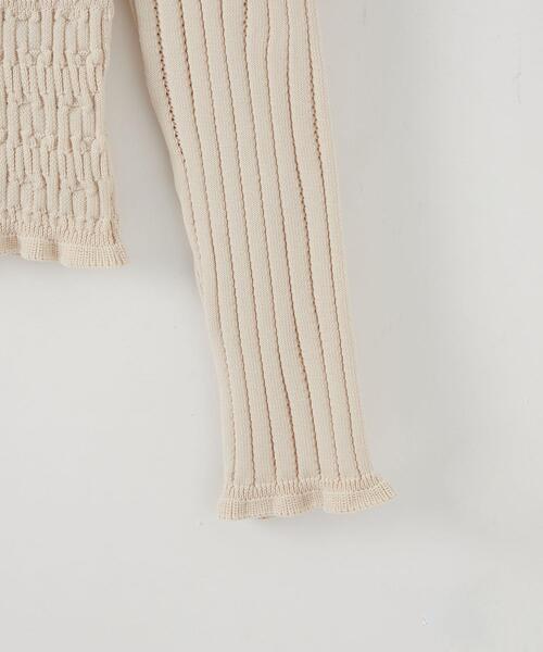 CITEN（シテン）の「＜CITEN（シテン）＞リブハイネックトップ ニット（ニット/セーター・レディース・オフホワイト/ライム/ライラック・FREE）」の20枚目の写真