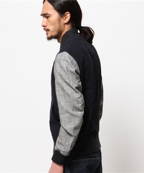 WEGO(ウィゴー)の「WEGO/フレンチリネン混MA-1(ミリタリージャケット・メンズ・ブルー/その他1・MEDIUM/LARGE)」の12枚目の写真