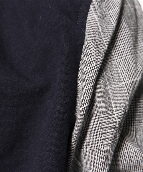 WEGO(ウィゴー)の「WEGO/フレンチリネン混MA-1(ミリタリージャケット・メンズ・ブルー/その他1・MEDIUM/LARGE)」の4枚目の写真