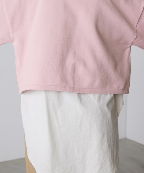 forksy.（フォルクシー）の「【forksy.】前後２WAYリングスナップクロップドカーディガン（カーディガン/ボレロ・レディース・ブラック/アイボリー/ピンク/グリーン/ロイヤルブルー/ブラック×ホワイト/チャコールグレー/ネイビー/オレンジ/ブラック×グリーン/サックスブルー/モスグリーン・FREE）」の22枚目の写真