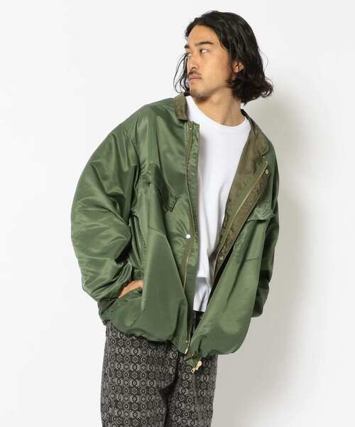 MANASTASH（マナスタッシュ）の「MANASTASH/マナスタッシュ　C.M.L JACKET（ブルゾン・メンズ・ブラック/オリーブ・LARGE/MEDIUM）」の13枚目の写真