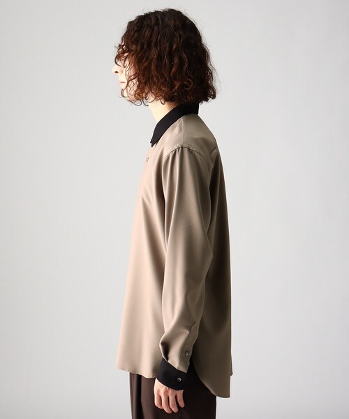 tk.TAKEO KIKUCHI(ティーケータケオキクチ)の「◆TRレギュラーカラーシャツ(シャツ/ブラウス・メンズ・ナチュラル/カーキ/ホワイト/グレー系4/ブラック系4/ベージュ系その他2/ガンメタ/ホワイト系1/ベージュ系/ベージュ系4/ネイビー系・02/01/03/04)」の14枚目の写真