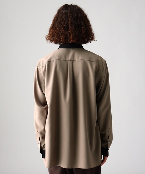 tk.TAKEO KIKUCHI(ティーケータケオキクチ)の「◆TRレギュラーカラーシャツ(シャツ/ブラウス・メンズ・ナチュラル/カーキ/ホワイト/グレー系4/ブラック系4/ベージュ系その他2/ガンメタ/ホワイト系1/ベージュ系/ベージュ系4/ネイビー系・02/01/03/04)」の15枚目の写真