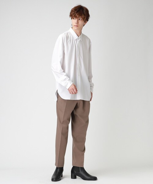 tk.TAKEO KIKUCHI(ティーケータケオキクチ)の「◆TRレギュラーカラーシャツ(シャツ/ブラウス・メンズ・ナチュラル/カーキ/ホワイト/グレー系4/ブラック系4/ベージュ系その他2/ガンメタ/ホワイト系1/ベージュ系/ベージュ系4/ネイビー系・02/01/03/04)」の22枚目の写真