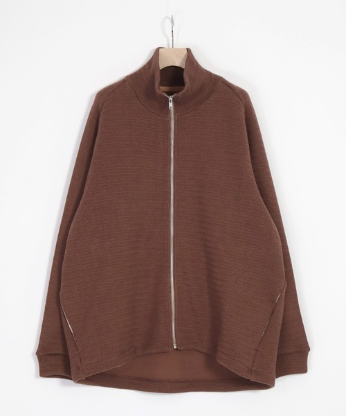 alvana（アルヴァナ）の「[ alvana ] WOOL DRIVERS KNIT（ニット/セーター・メンズ・ブルー/ブラウン・2/3）」の2枚目の写真