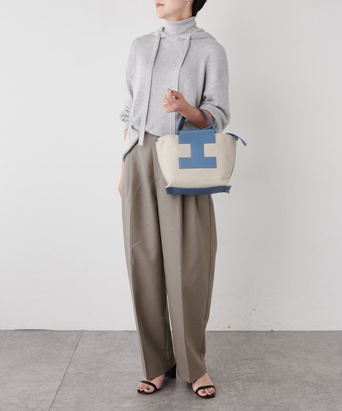 IACUCCI(イアクッチ)の「ソルベット S CANVAS/CERVO(トートバッグ・レディース・ブラック/サックスブルー/グレイッシュベージュ・FREE)」の14枚目の写真