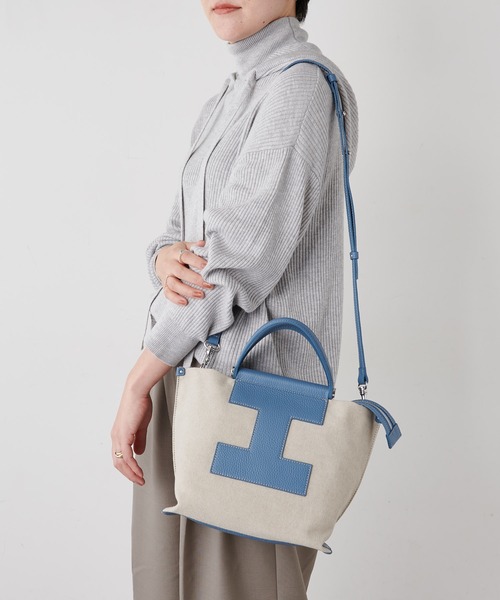 IACUCCI(イアクッチ)の「ソルベット S CANVAS/CERVO(トートバッグ・レディース・ブラック/サックスブルー/グレイッシュベージュ・FREE)」の16枚目の写真