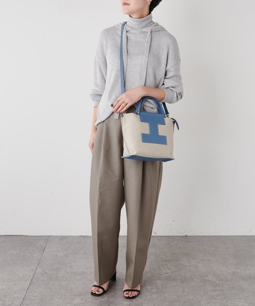 IACUCCI(イアクッチ)の「ソルベット S CANVAS/CERVO(トートバッグ・レディース・ブラック/サックスブルー/グレイッシュベージュ・FREE)」の17枚目の写真