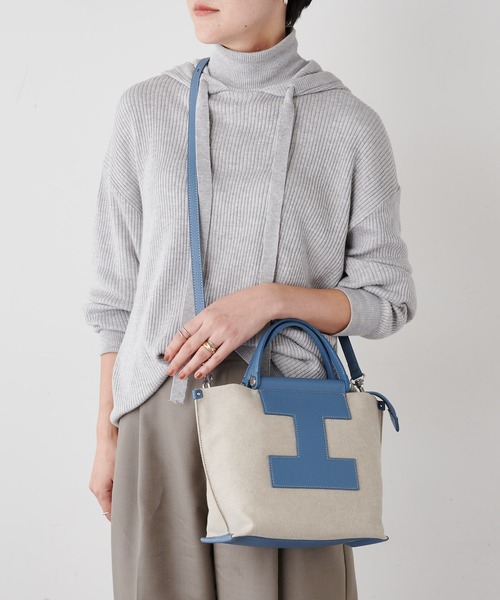 IACUCCI(イアクッチ)の「ソルベット S CANVAS/CERVO(トートバッグ・レディース・ブラック/サックスブルー/グレイッシュベージュ・FREE)」の18枚目の写真