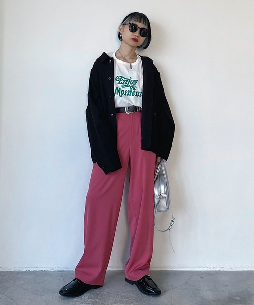 PAGEBOY（ページボーイ）の「ダッドサイズミリタリージャケット（ミリタリージャケット・レディース・ブラック/カーキ/ライトベージュ・FREE）」の9枚目の写真