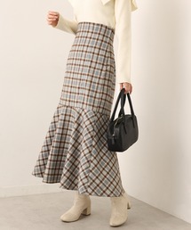 one after another NICE CLAUP | 【WEB限定】S・Ｍサイズあり！チェックマーメイドスカート(スカート)