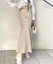 one after another NICE CLAUP | 【WEB限定】S・Ｍサイズあり！チェックマーメイドスカート(スカート)