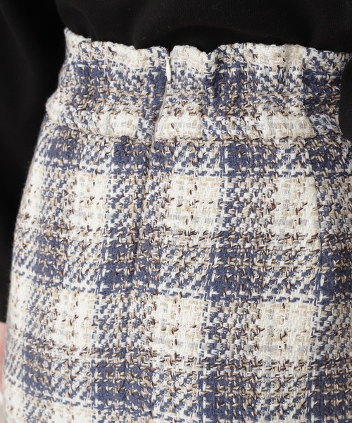 N.（N. Natural Beauty Basic）（エヌエヌナチュラルビューティーベーシック）の「【S Size Line】◆ツイードチェックタイトスカート（スカート・レディース・ブラック系その他/ブルー系その他・SMALL/MEDIUM）」の11枚目の写真