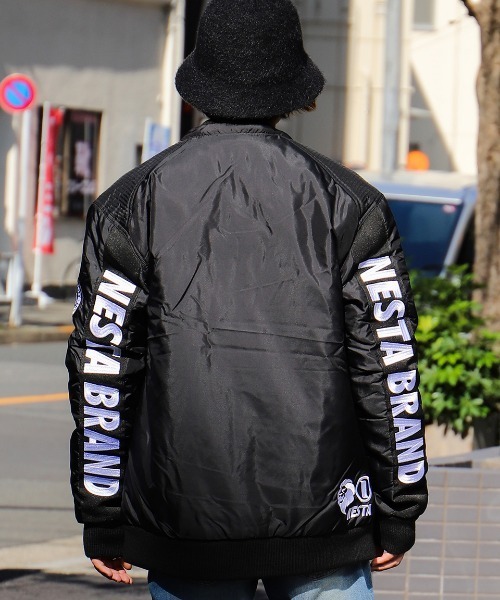 NESTA BRAND(ネスタブランド)の「撥水N2Bフード脱着JKT(ミリタリージャケット・メンズ・ブラック/カーキ・S/XXL/M/XL/L)」の6枚目の写真