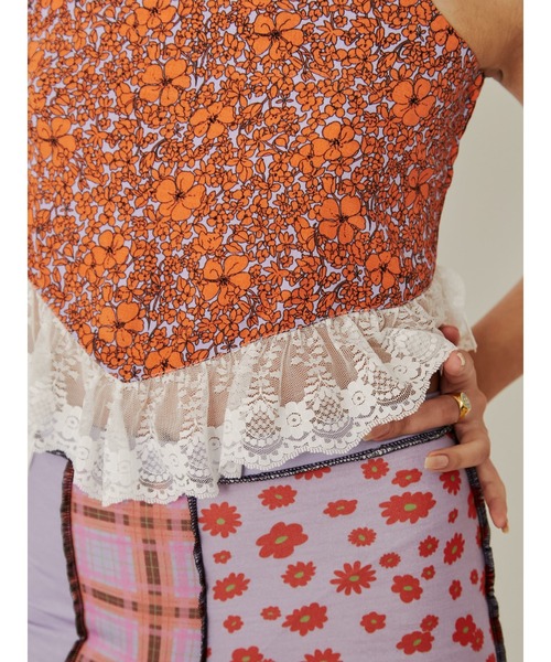 PAMEO POSE（パメオポーズ）の「Flower Queen Cami（キャミソール・レディース・グリーン/オレンジ・FREE）」の20枚目の写真