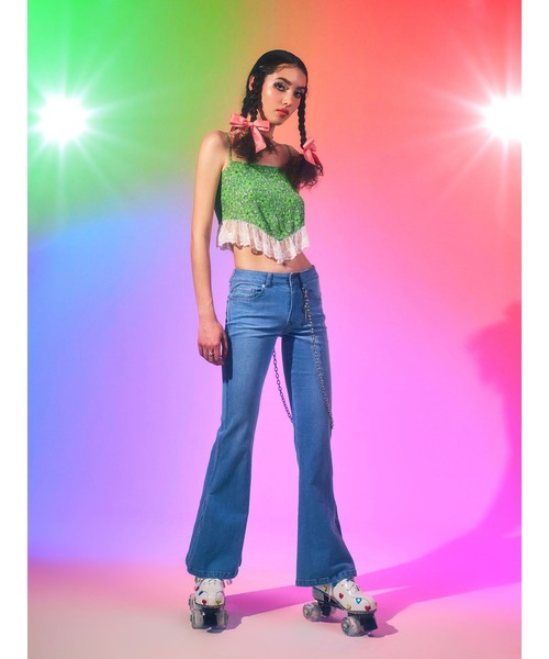 PAMEO POSE（パメオポーズ）の「Flower Queen Cami（キャミソール・レディース・グリーン/オレンジ・FREE）」の21枚目の写真