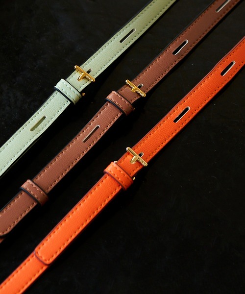 E'POR（エポール）の「【E'POR】Y BAG Micro（サイドジップマイクロショルダーバッグ）（ショルダーバッグ・レディース・オレンジ/ライトグリーン/ブラウン系その他2・FREE）」の18枚目の写真