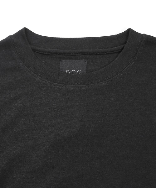 G.O.C（ジーオーシー）の「サイドジップルーズシルキーポンチロンT（Tシャツ/カットソー・メンズ・ホワイト/チャコールグレー/ブラック・MEDIUM/LARGE）」の21枚目の写真