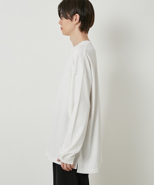 JUNRED（ジュンレッド）の「ソフティーポンチロングスリーブTシャツ（Tシャツ/カットソー・メンズ・ホワイト/チャコールグレー/ライトグレー/グリーン・M/L/LL）」の22枚目の写真