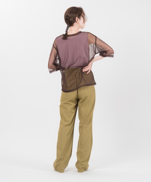 LAYMEE（レイミー）の「Centre pants / セントレパンツ（その他パンツ・レディース・カーキ/ピンク/アイボリー・FREE）」の17枚目の写真
