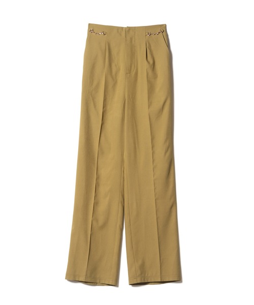 LAYMEE（レイミー）の「Centre pants / セントレパンツ（その他パンツ・レディース・カーキ/ピンク/アイボリー・FREE）」の21枚目の写真