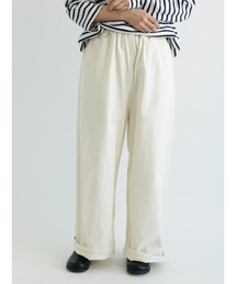 Samansa Mos2 | 配色ステッチストレートパンツ(その他パンツ)