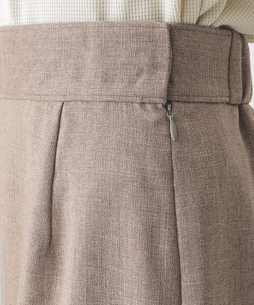 BEAMS LIGHTS（ビームスライツ）の「BEAMS LIGHTS / リネン調 スリット スカート（スカート・レディース・ブラウン/ピンク・38/36）」の20枚目の写真
