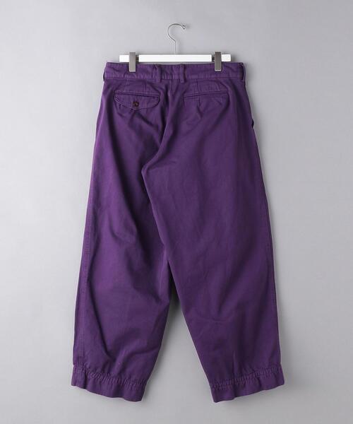 kolor（カラー）の「＜kolor（カラー）＞ チノクロス パンツ■■■（その他パンツ・メンズ・パープル/ケリー・2/1/3）」の3枚目の写真
