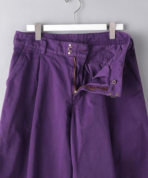 kolor（カラー）の「＜kolor（カラー）＞ チノクロス パンツ■■■（その他パンツ・メンズ・パープル/ケリー・2/1/3）」の4枚目の写真