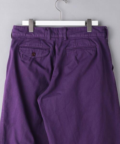 kolor（カラー）の「＜kolor（カラー）＞ チノクロス パンツ■■■（その他パンツ・メンズ・パープル/ケリー・2/1/3）」の5枚目の写真