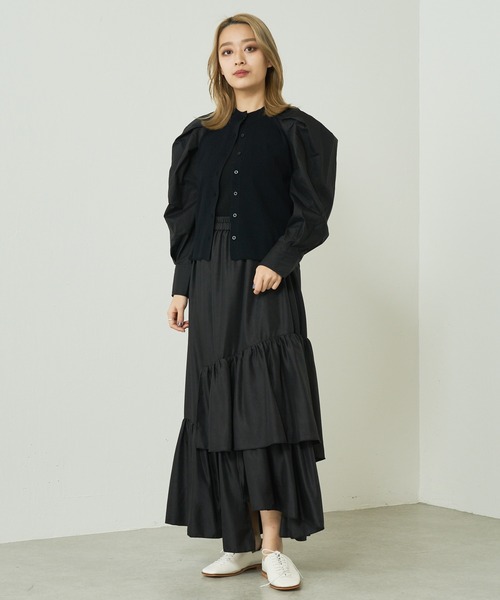 Lui's（ルイス）の「レースアップスクエアトゥシューズ（ドレスシューズ・レディース・ブラック/ホワイト・39/37）」の22枚目の写真