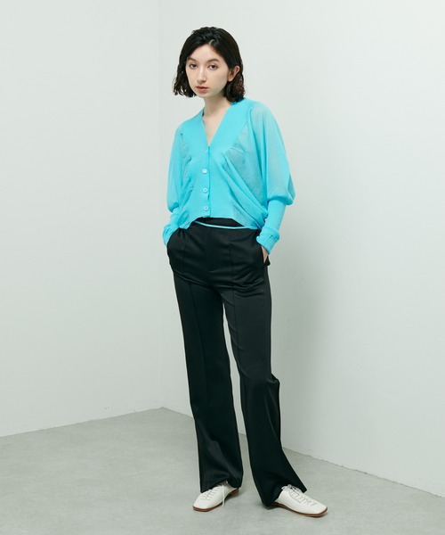 Lui's（ルイス）の「レースアップスクエアトゥシューズ（ドレスシューズ・レディース・ブラック/ホワイト・39/37）」の4枚目の写真