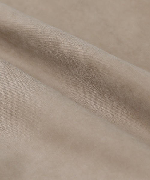 Fashion Letter（ファッションレター）の「バックシフォンロング丈トレンチコート（トレンチコート・レディース・ベージュ/ブルー/グレイッシュベージュ・M/L）」の19枚目の写真