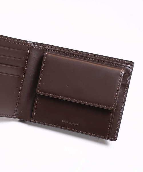 BROOKS BROTHERS（ブルックスブラザーズ）の「ぺブルレザー ウォレット（財布・メンズ・ブラック/ブラウン・ONE SIZE）」の8枚目の写真