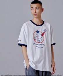 penguin BY MUNSINGWEAR | ペンギン バイ マンシングウェア メジャーリーグベースボール(MLB)×マンシングウェア コラボレーション Tシャツ MLB×Munsingwear RINGER T-SHIRT(Tシャツ/カットソー)