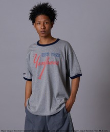 penguin BY MUNSINGWEAR | ペンギン バイ マンシングウェア メジャーリーグベースボール(MLB)×マンシングウェア コラボレーション Tシャツ MLB×Munsingwear RINGER T-SHIRT(Tシャツ/カットソー)