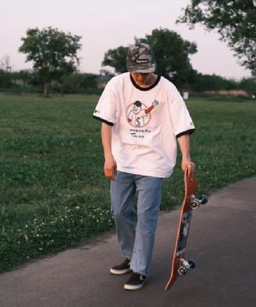 penguin BY MUNSINGWEAR(ペンギン バイ マンシングウェア)の「ペンギン バイ マンシングウェア メジャーリーグベースボール(MLB)×マンシングウェア コラボレーション Tシャツ MLB×Munsingwear RINGER T-SHIRT(Tシャツ/カットソー・メンズ・ホワイト系/ホワイト系1/グレー・M/S/L/XL)」の10枚目の写真